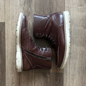 Steve Madden Men's Brown Leather Boots in size 13